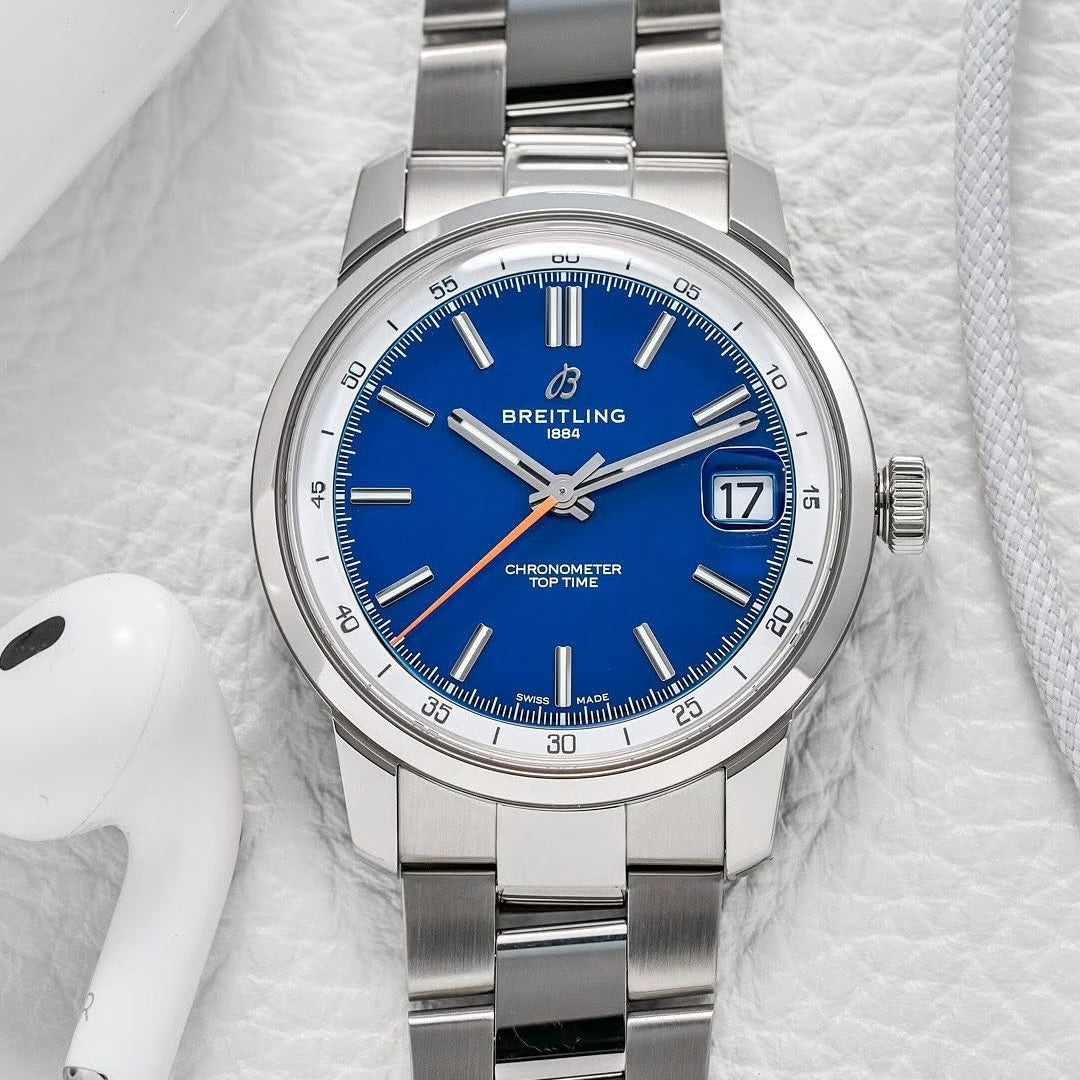 Blue Silver -904L Steel -Automatic - 43mm