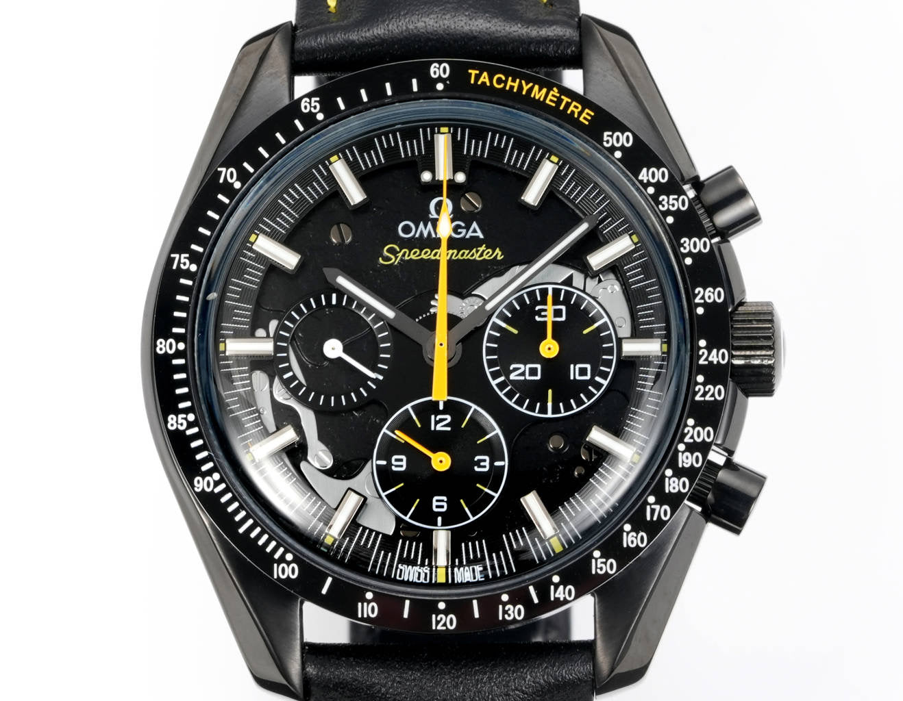 Chronograph -Moon back - Black Ceramic- Black Ruber- Automatic - 44mm