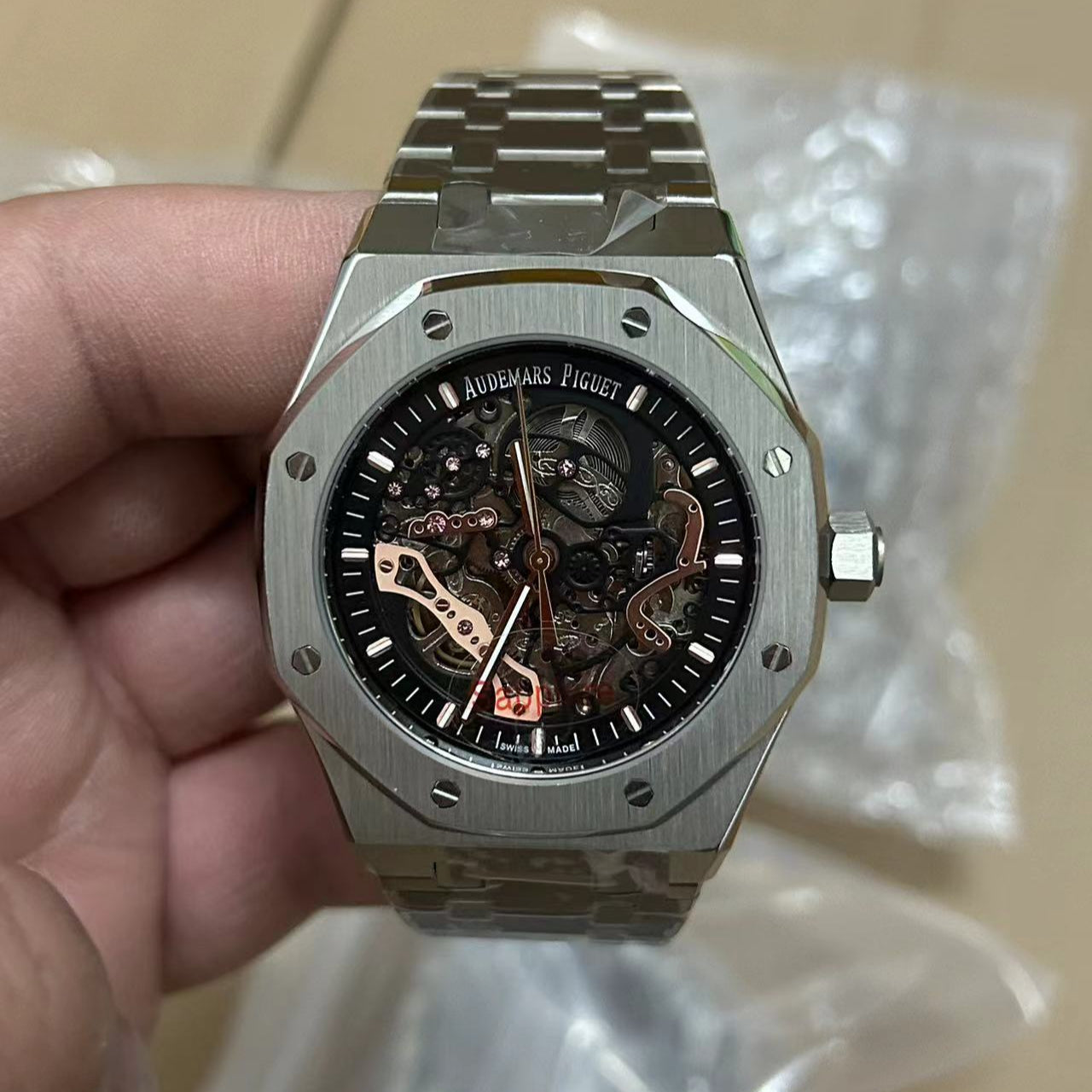 White Silver - Hollow 904L Steel - Automatic - 41mm