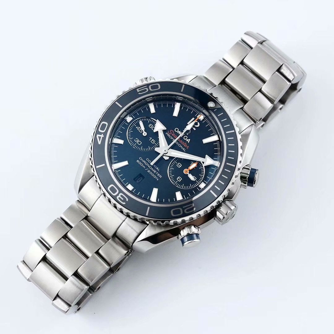Chronograph - Selfwinding- 904L White Steel - Automatic - 45.5mm