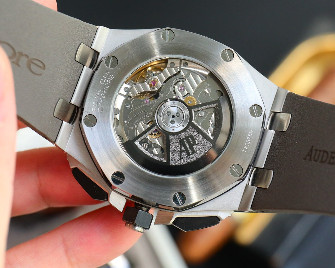 TOP! Grey Ceramic Bezel - Grey Rubber - Automatic - 43mm