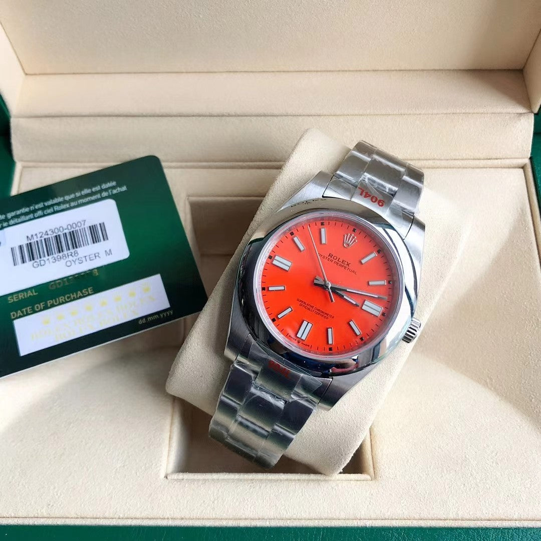 Red Silver - Steel 904L Silver - Automatic-41mm/31mm