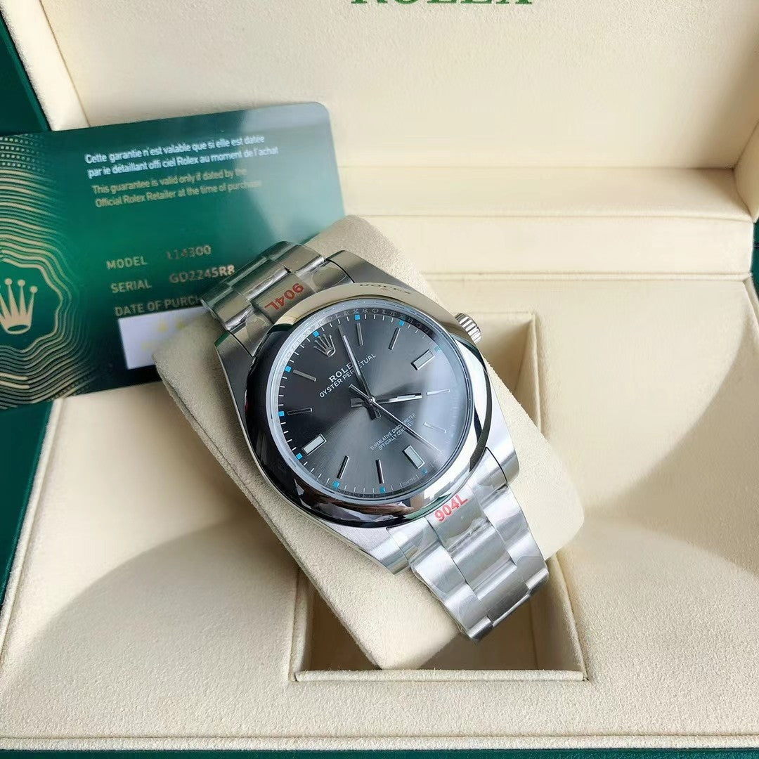 Grey Silver - Steel 904L Silver - Automatic - 41mm/31mm