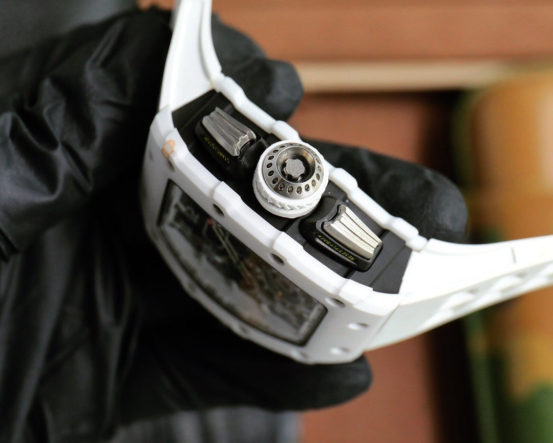 Chronograph - Black Ceramic - White Rubber - Automatic - 40*51mm