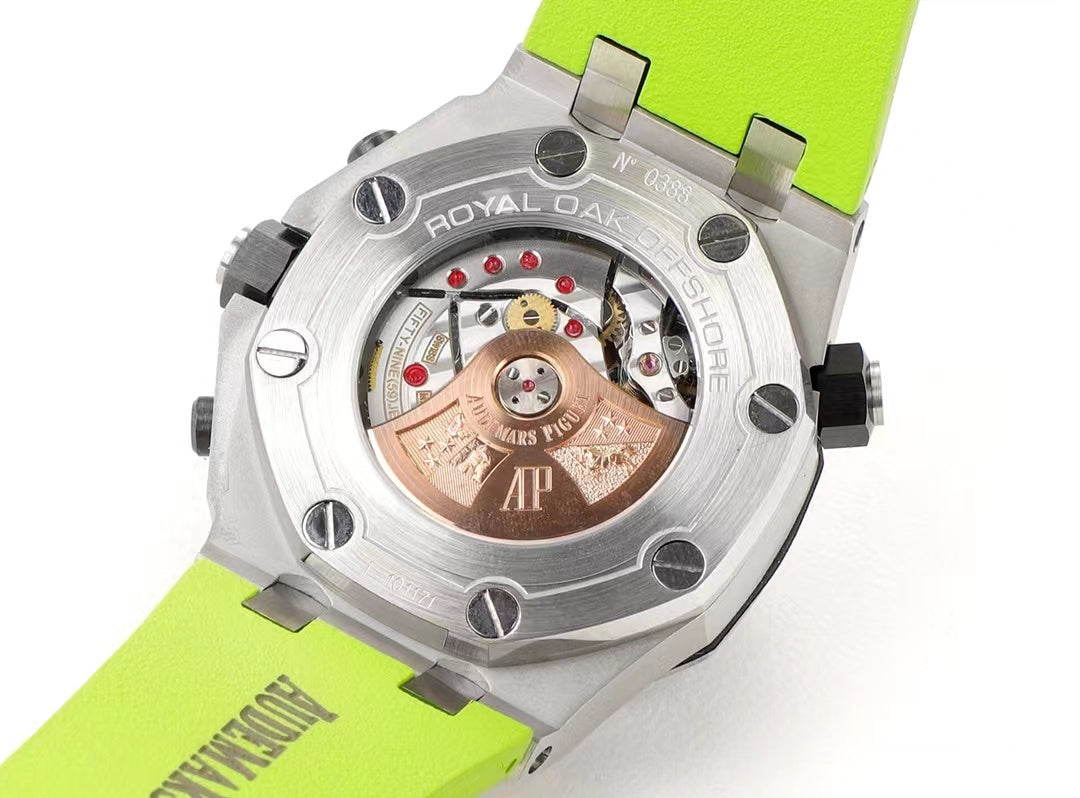 Green -Green Rubber - Quartz - 42mm
