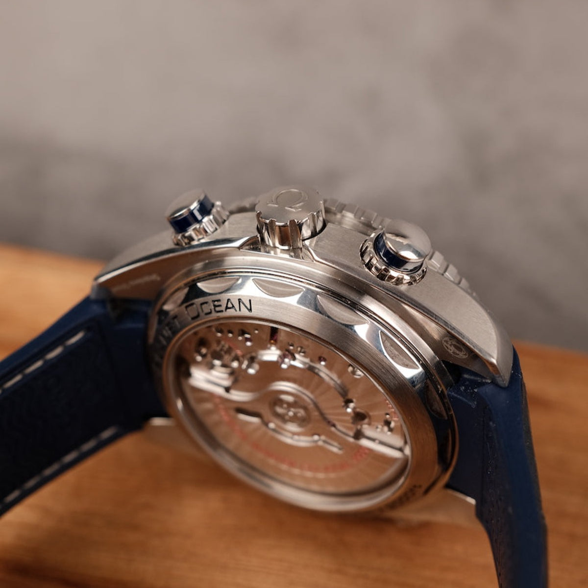 Chronograph - Selfwinding- Blue Leather - Automatic - 45.5mm
