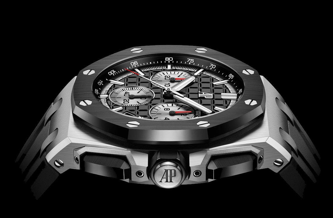 Chronograph -Black OFFs - Black Rubber - Quartz - 43mm