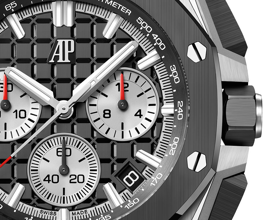 Chronograph -Black OFFs - Black Rubber - Quartz - 43mm