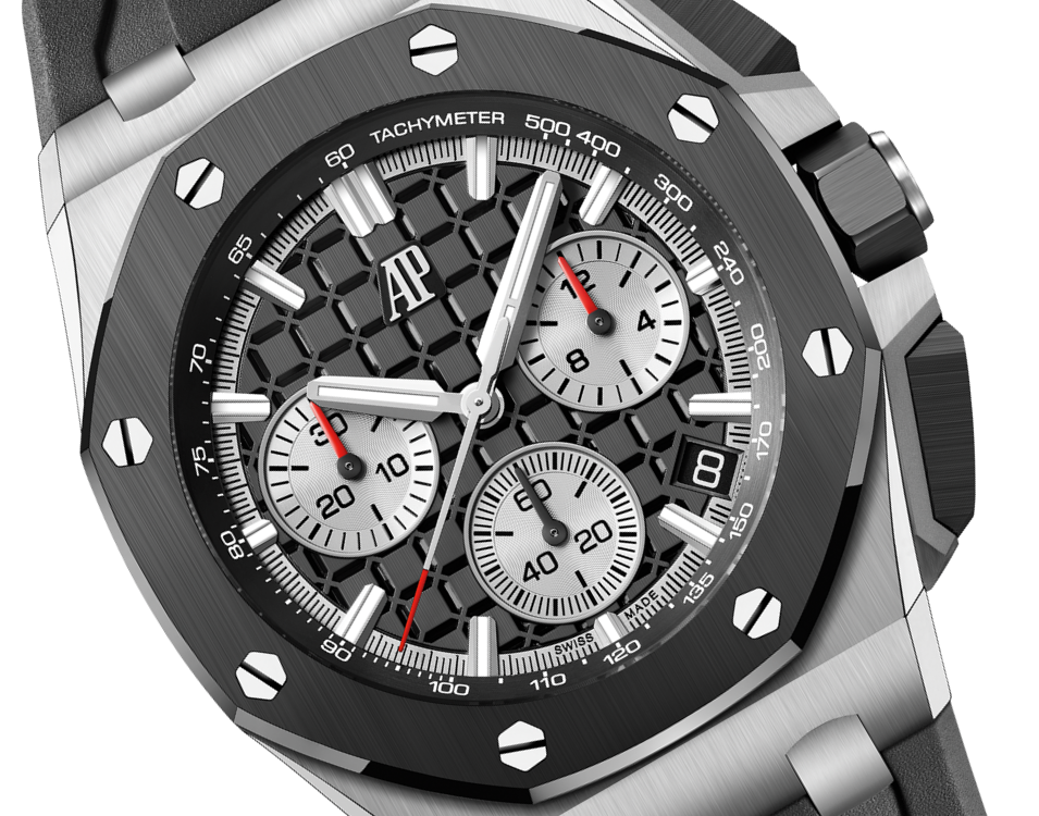 Chronograph -Black OFFs - Black Rubber - Quartz - 43mm