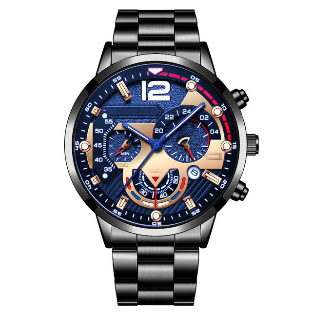 Black Blue - Black 904L Steel - Automatic -41mm