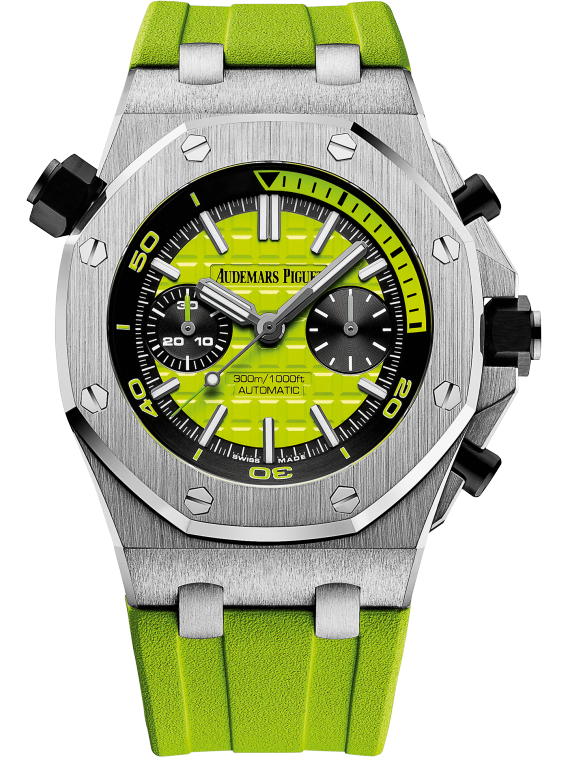 Green -Green Rubber - Quartz - 42mm