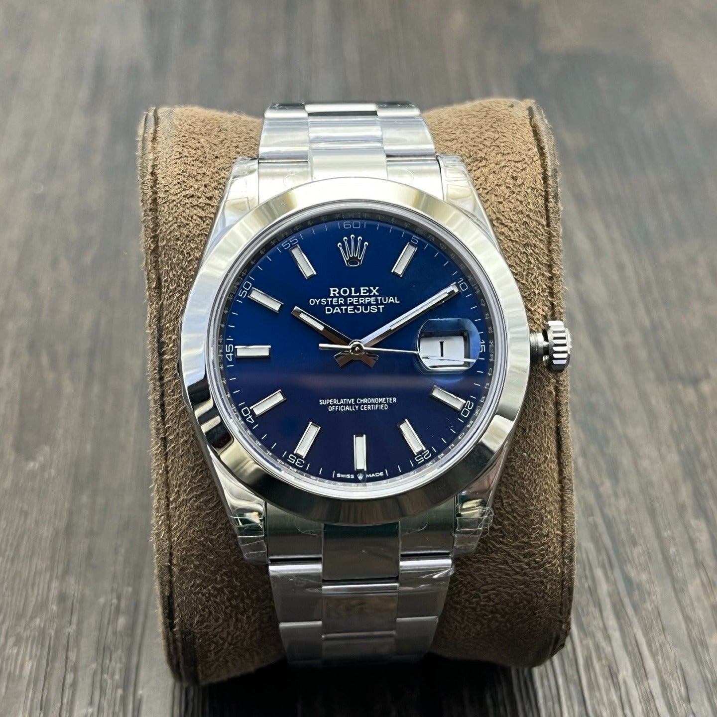 C-Factory - Blue - Smooth Bezel - Silver 904L Steel- Automatic - 41mm