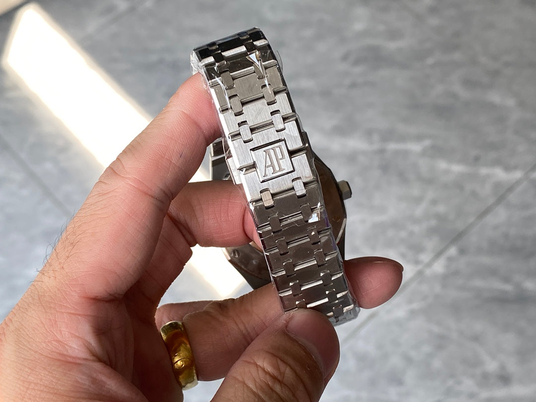 TOP 15407- Hollow Silver 904L steel - Automatic - 41mm
