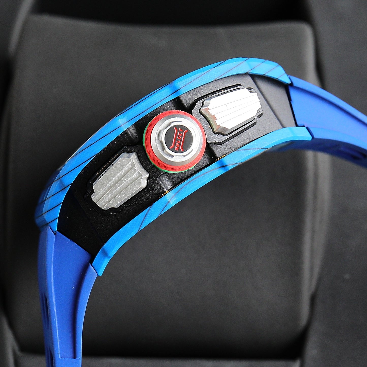 Chronograph - Blue Ceramic- Blue Rubber- Self-winding - QUARTZ - 41*49mm