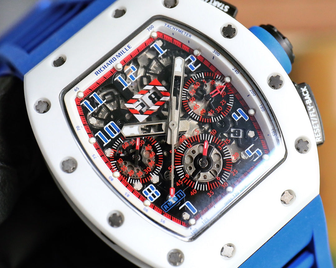 Chronograph - Green Ceramic - Blue Rubber - Automatic - 40*51mm