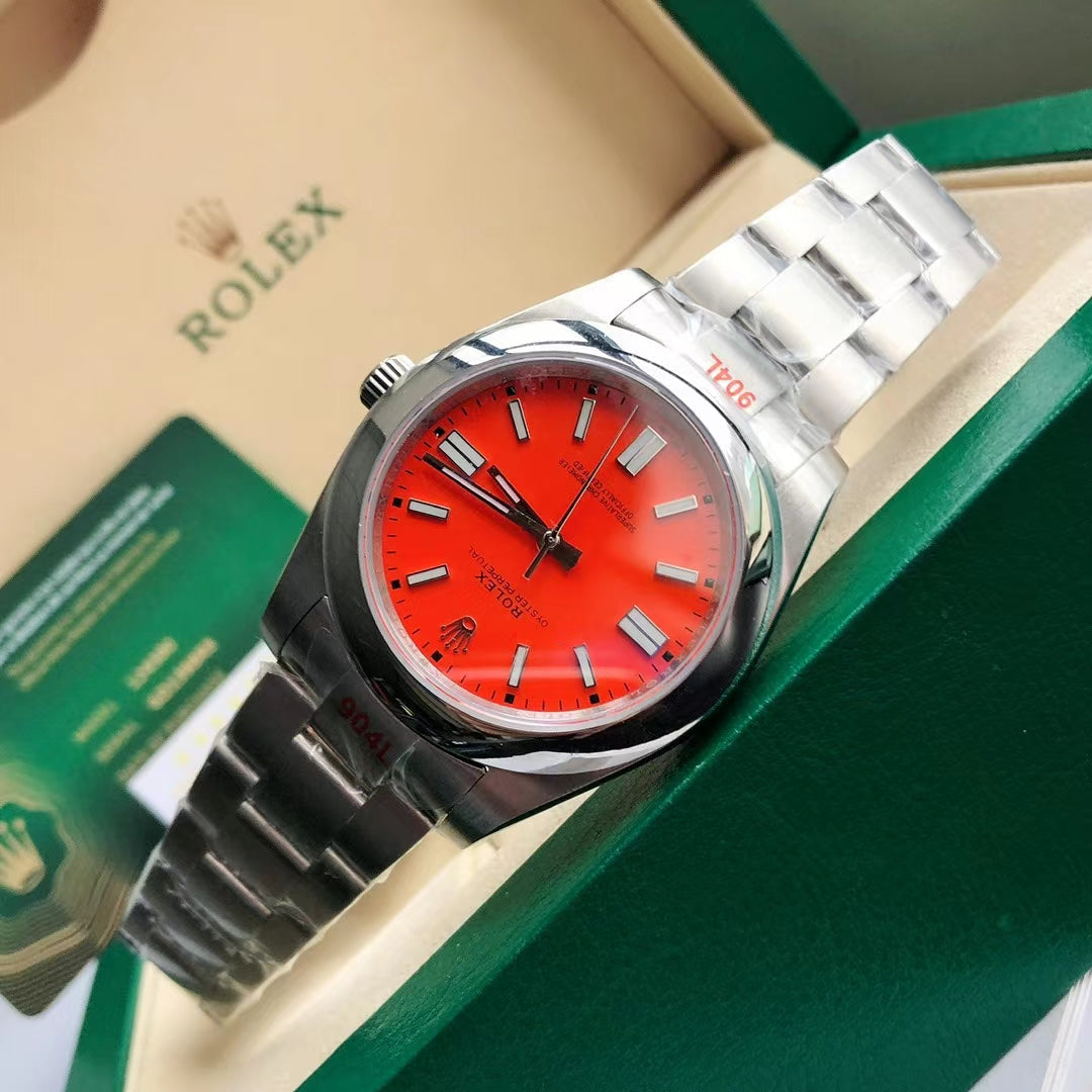 Red Silver - Steel 904L Silver - Automatic-41mm/31mm