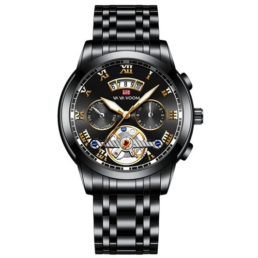 TOP! Yellow Gold Ceramic Bezel - Black Rubber - Automatic - 43mm