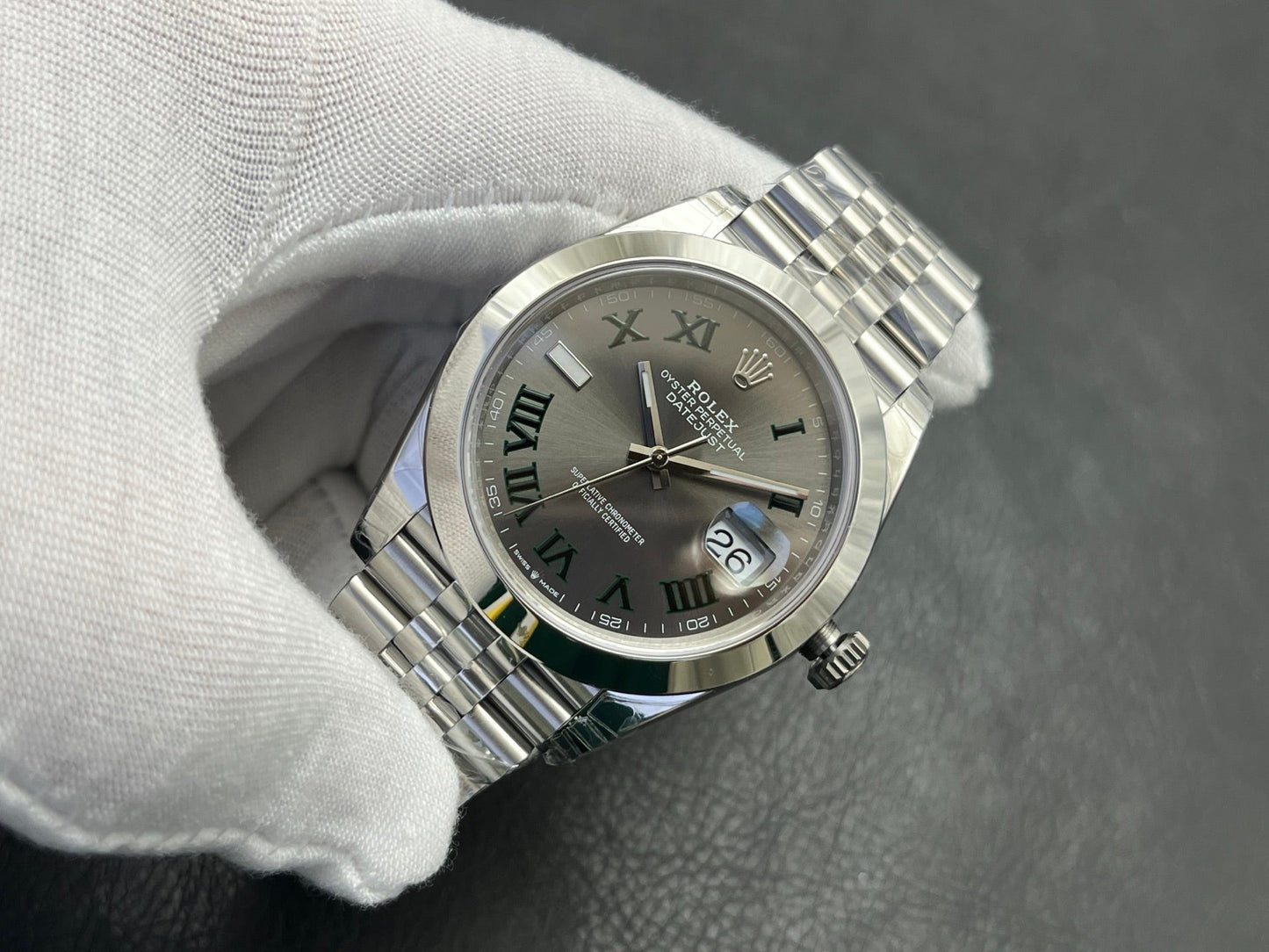 C-Factory -Grey - Smooth Bezel - Silver 904L Steel- Automatic - 41mm