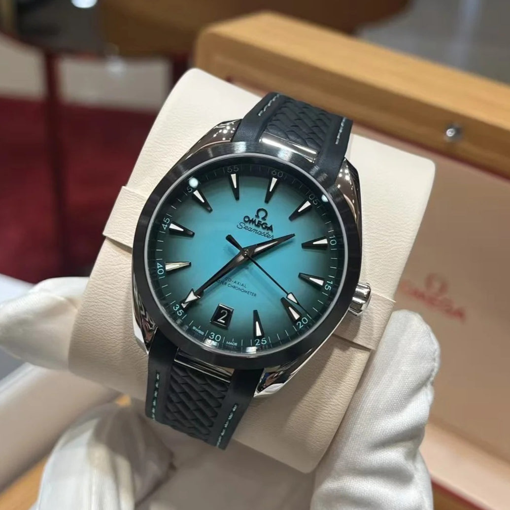 Green Black- Black Rubber - Automatic - 41mm