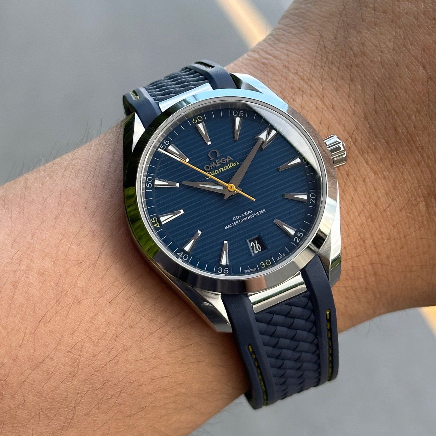 Blue Silver- Blue Rubber- Automatic - 41mm