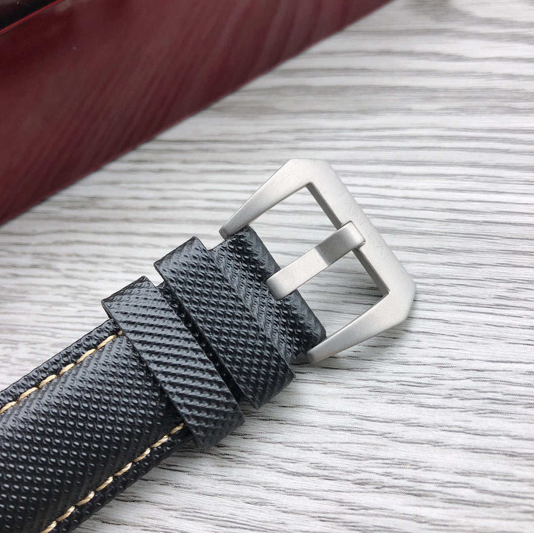 Black Silver -904L Steel - Black Rubber -Automatic - 44mm