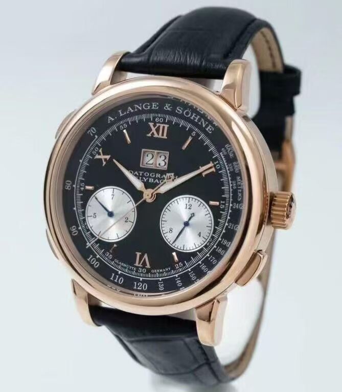 Black - Yellow 904L Steel - Black Leather -Automatic - 41mm