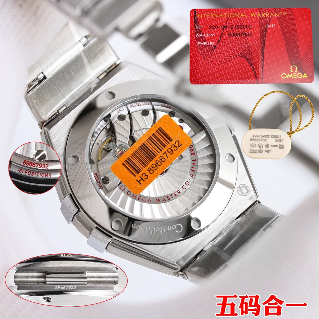 White Grey - Silver 904L Steel- Automatic - 41mm