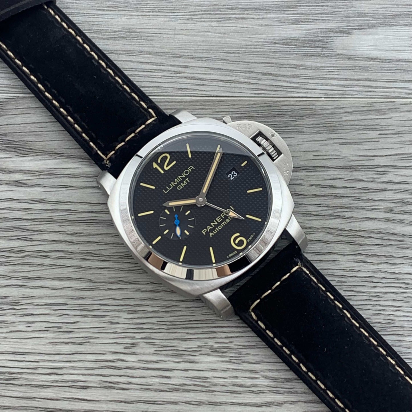 3D Black Mesh - Silver 904L Steel - Black Rubber -Automatic - 44mm