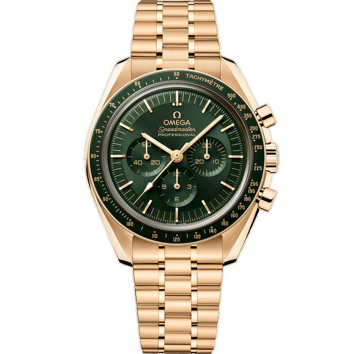 Chronograph - Green - Yellow Gold 904L Steel - Manual winding - 42mm