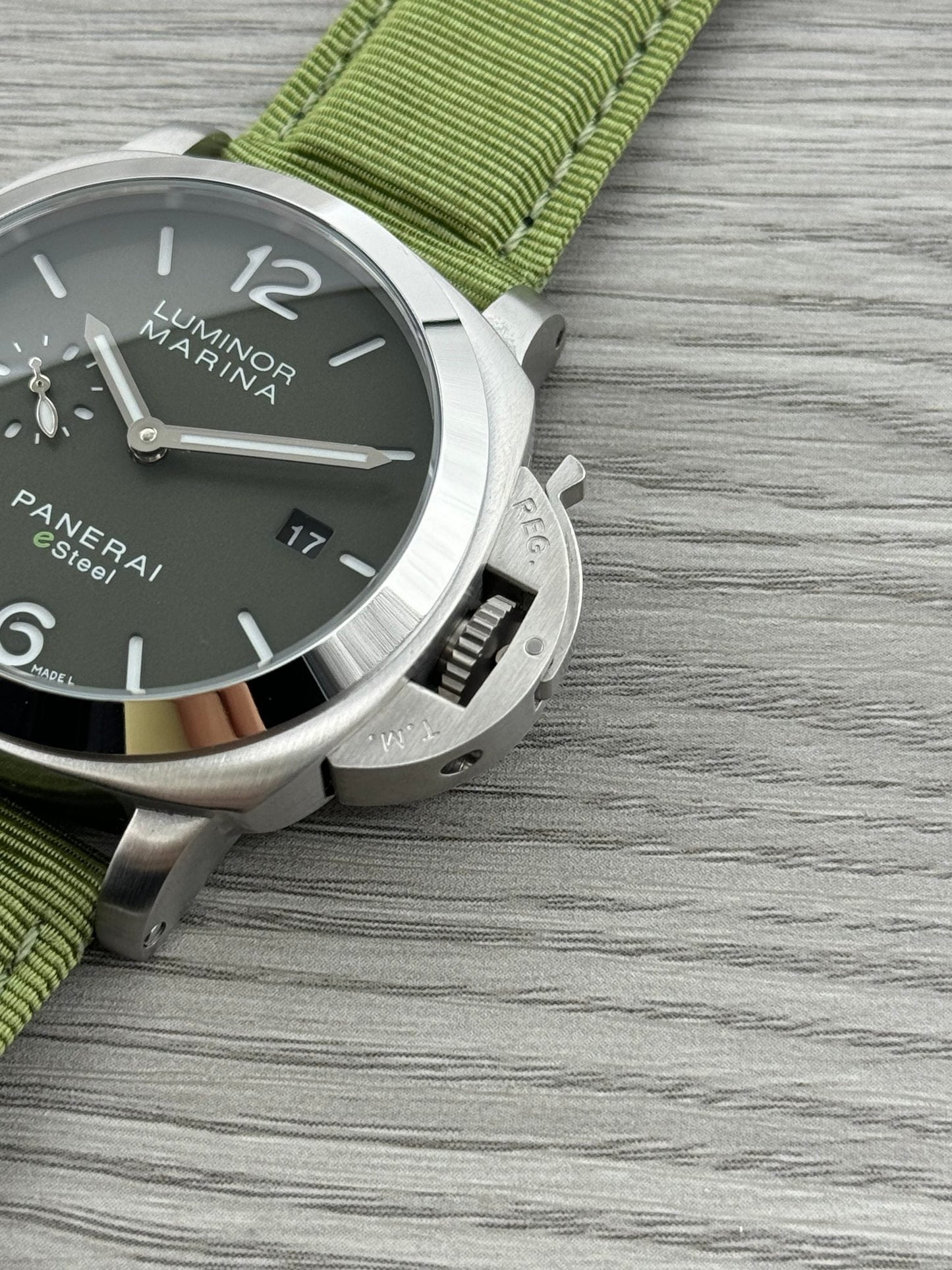 Black Silver - 904L Steel - Green Rubber -Automatic - 44mm