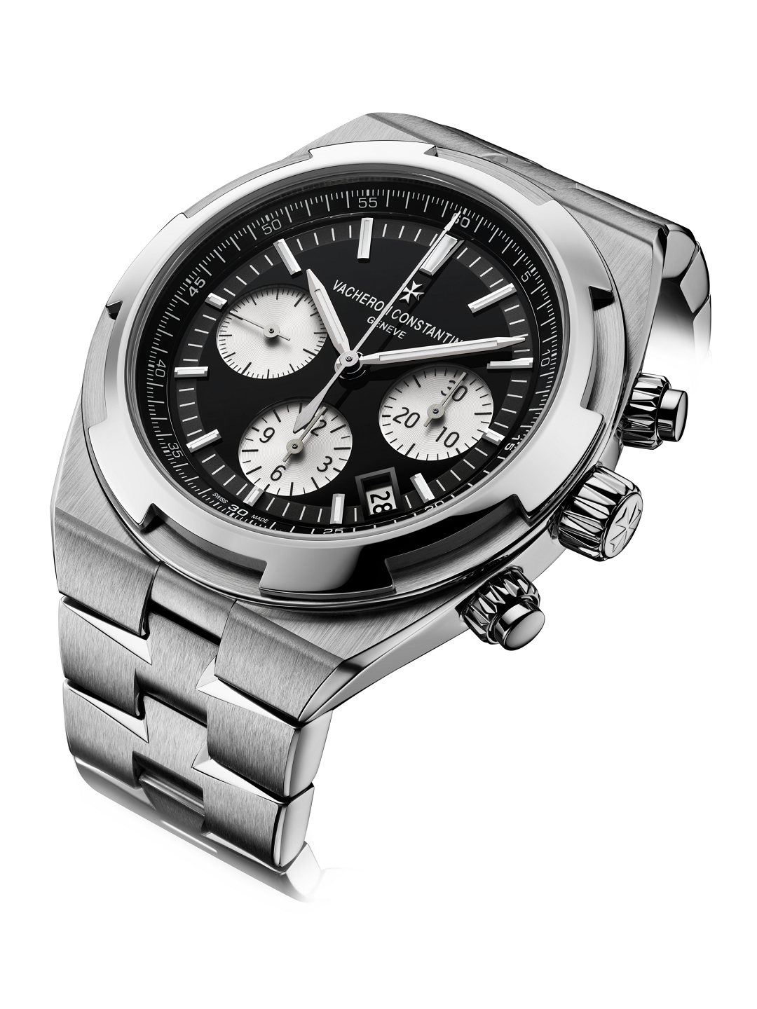 Chronograph-Black - 904L Silver - Automatic - 43mm