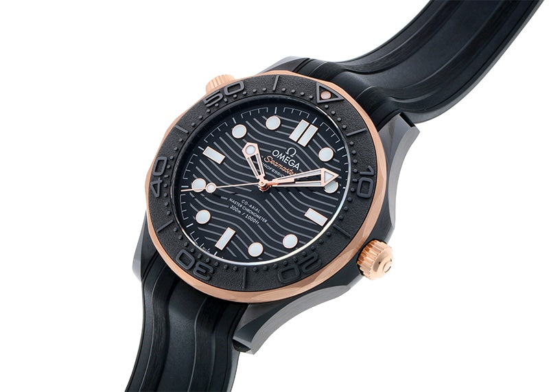 Black Rosegold -904L Steel -Black Rubber - Automatic - 42mm
