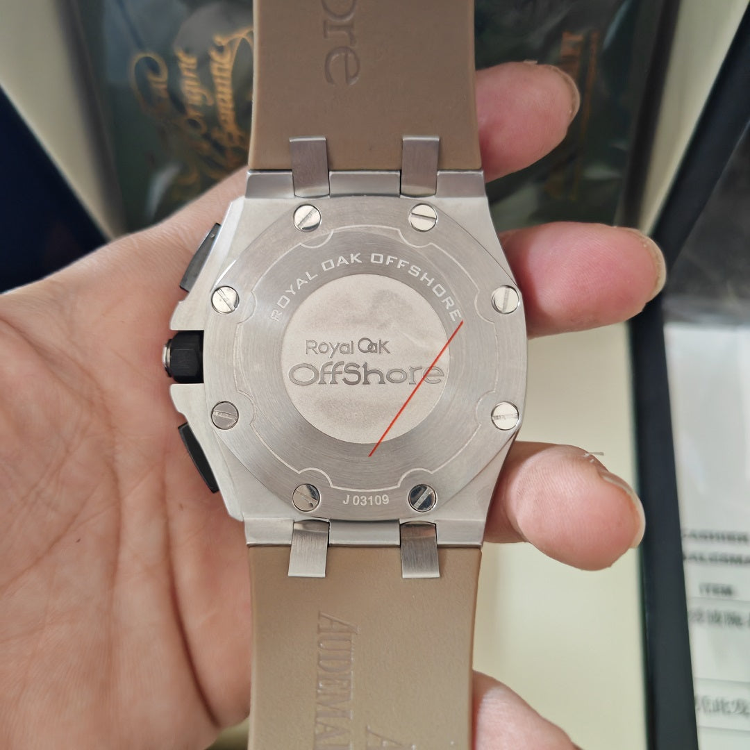 🔥limited-time offer!🔥Brwon Rubber - Chronograph - 904L Steel - Quartz - 43mm