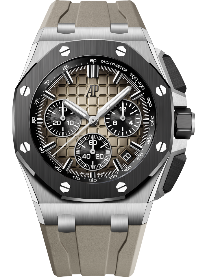 🔥limited-time offer!🔥Brwon Rubber - Chronograph - 904L Steel - Quartz - 43mm
