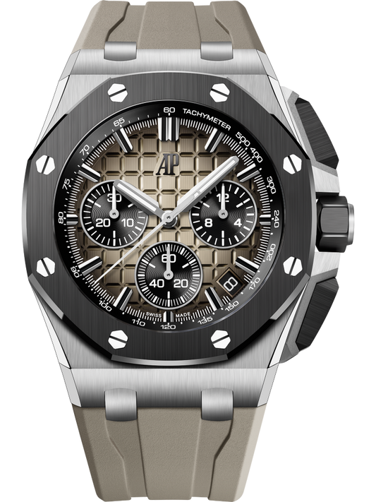 🔥limited-time offer!🔥Brwon Rubber - Chronograph - 904L Steel - Quartz - 43mm