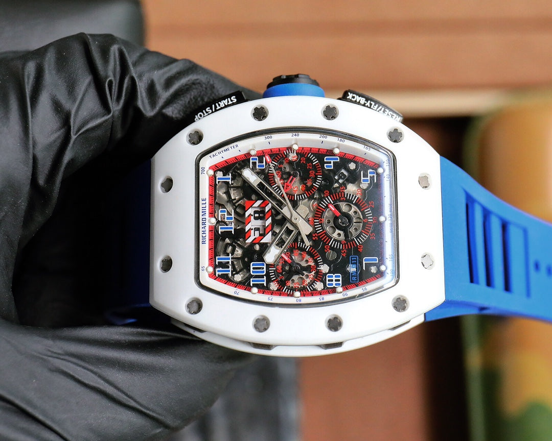 Chronograph - Green Ceramic - Blue Rubber - Automatic - 40*51mm