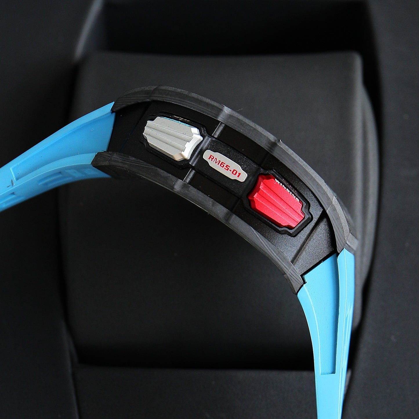 Chronograph - Black Ceramic- Blue Rubber- Self-winding - QUARTZ - 41*49mm