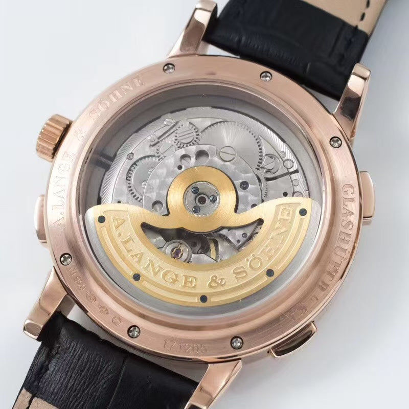 Black - Yellow 904L Steel - Black Leather -Automatic - 41mm