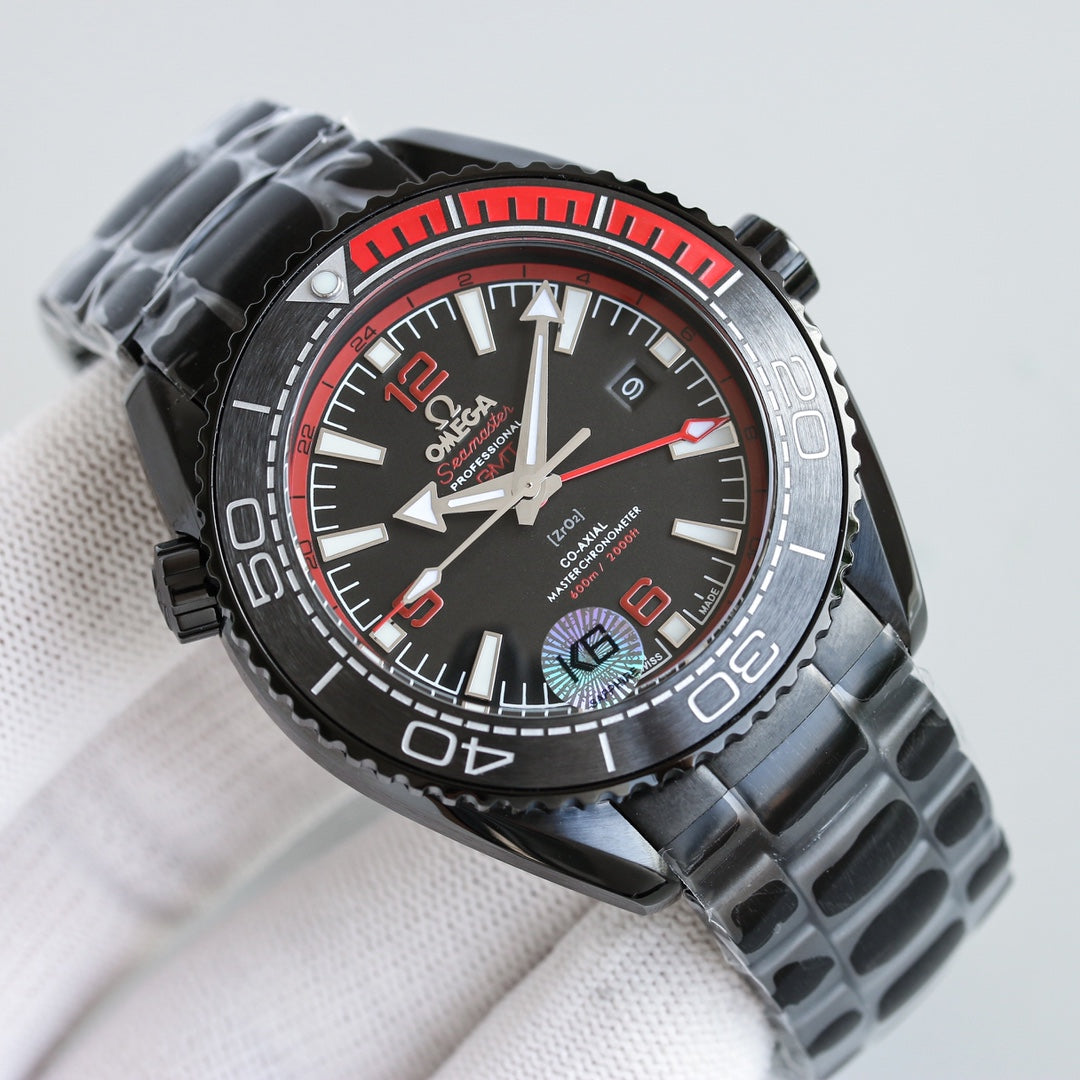 Black Red Steel - Black 904L Steel - Automatic - 45.5mm