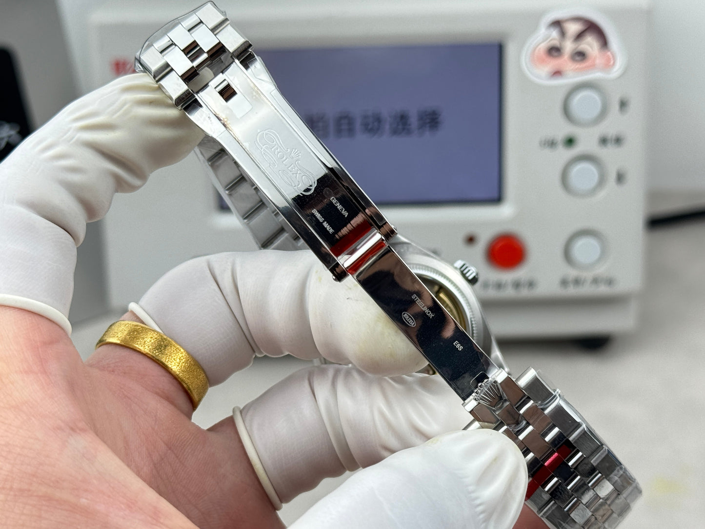 L-Dweller - 127336- White - Silver 904L Steel- Ultra-thin-Automatic - 40/36mm