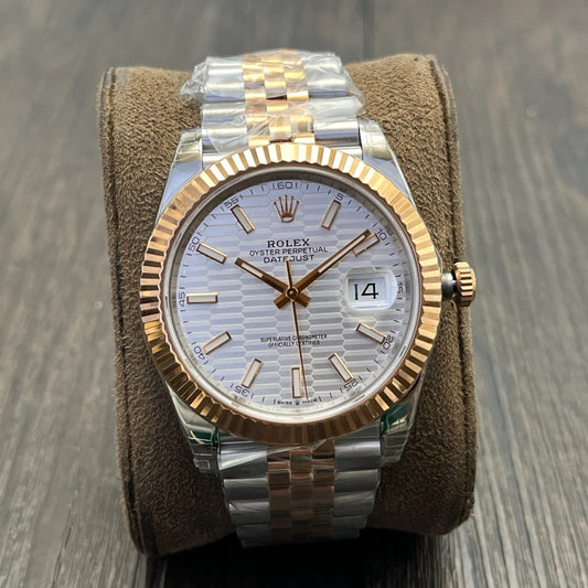 C-Factory - White Wave - Silver Gold 904L Steel- Automatic - 41mm