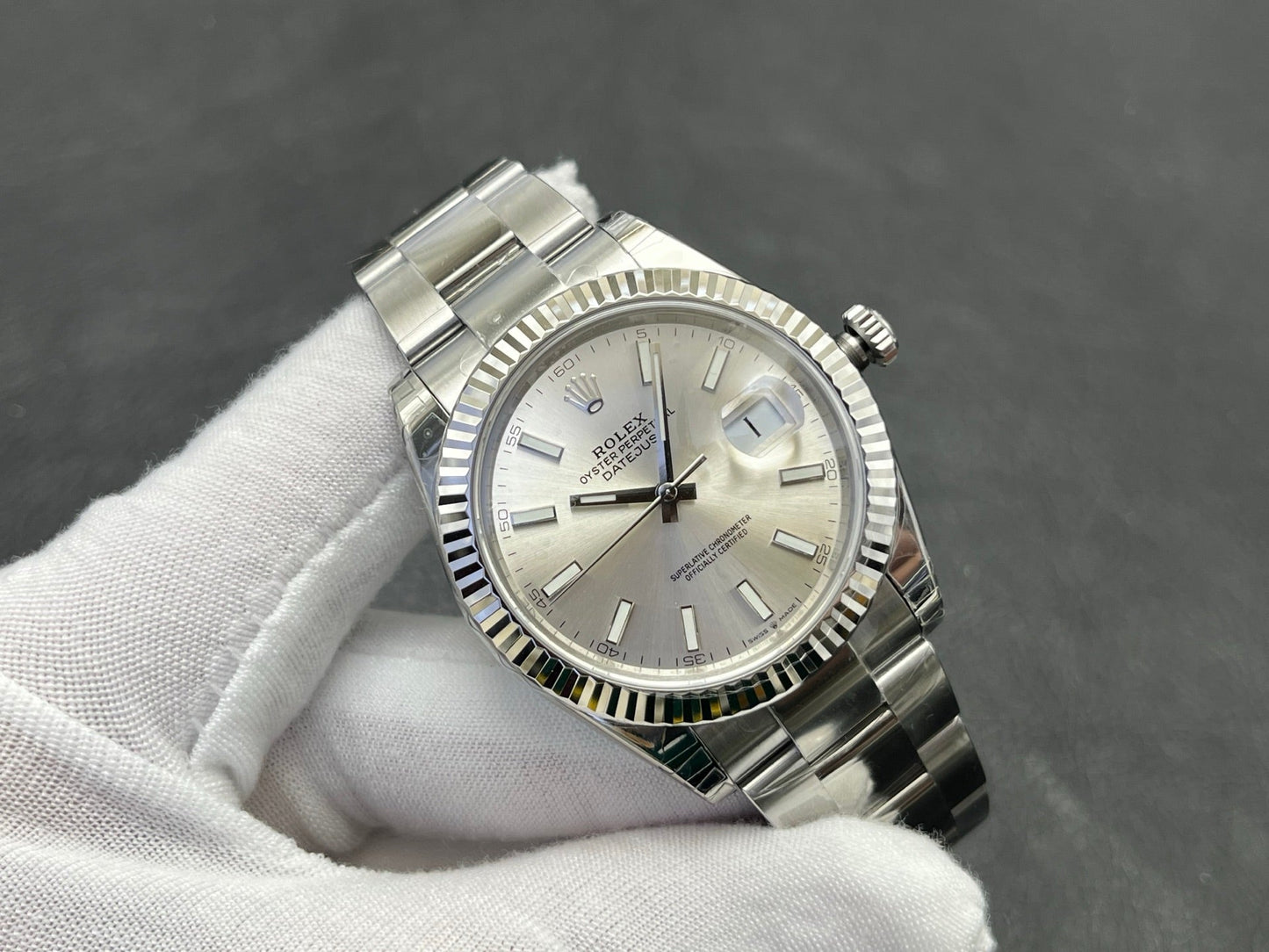 C-Factory -Silver - Silver 904L Steel- Automatic - 41mm