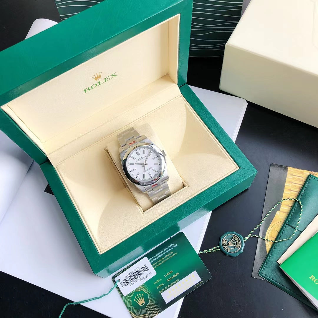 White Silver - Steel 904L Silver - Automatic - 41mm/31mm