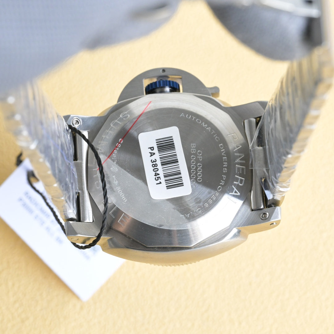 Blue Silver- White 316L Steel - Automatic - 47mm