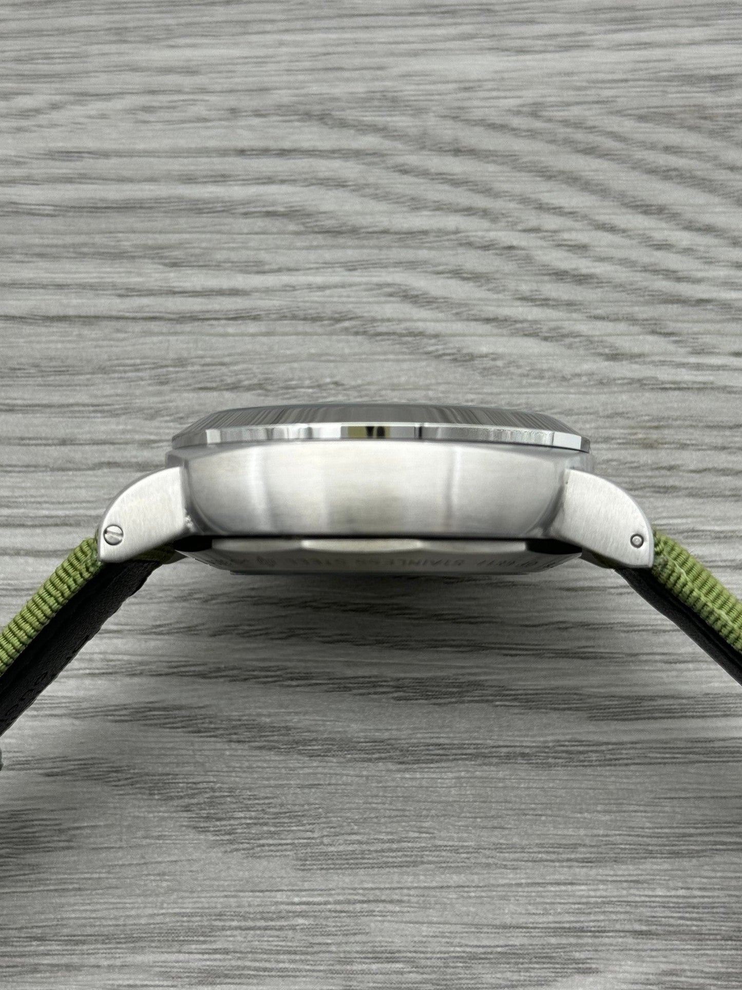 Black Silver - 904L Steel - Green Rubber -Automatic - 44mm