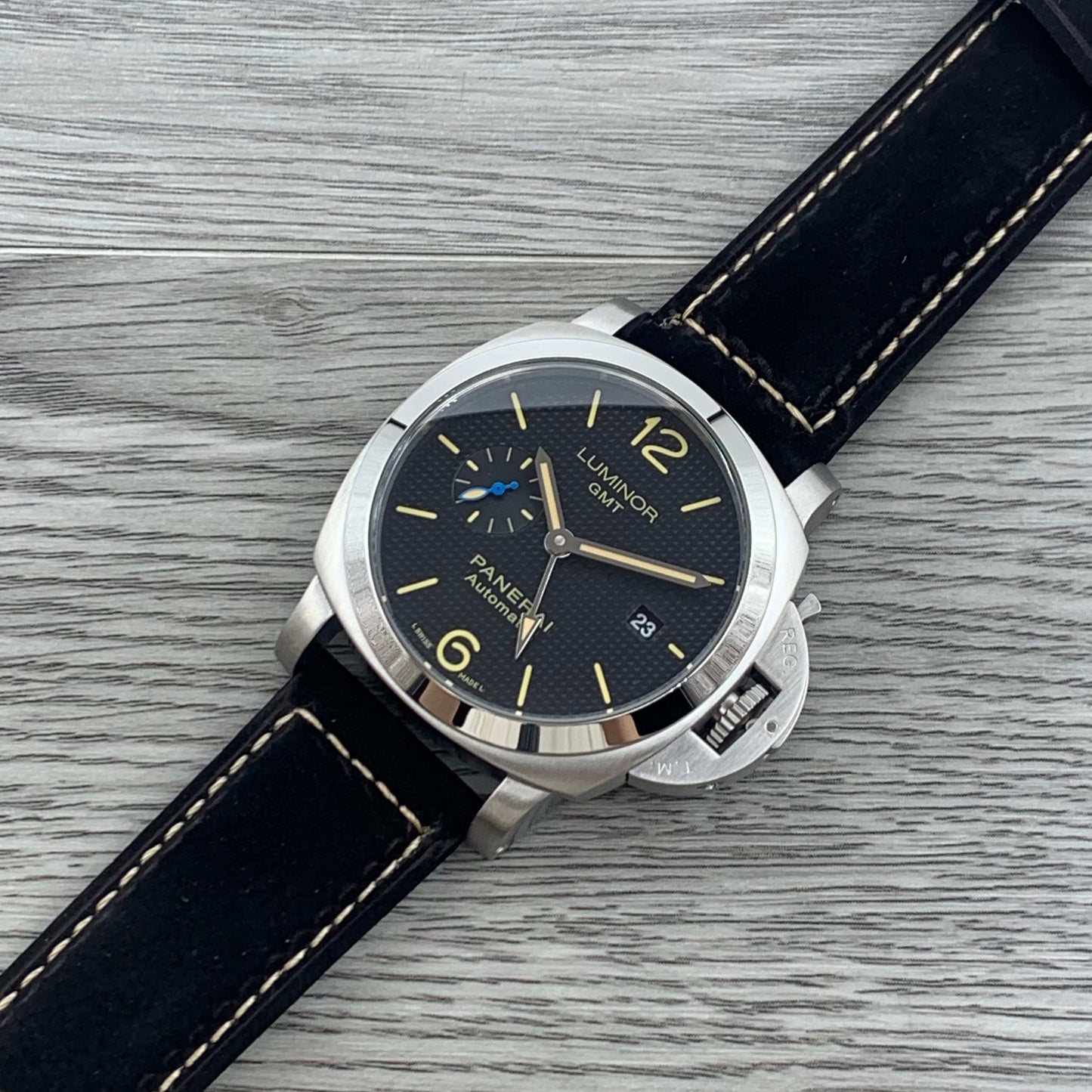 3D Black Mesh - Silver 904L Steel - Black Rubber -Automatic - 44mm