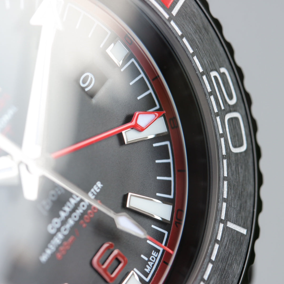 Black Red Steel - Black 904L Steel - Automatic - 45.5mm