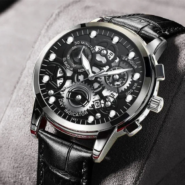 TOP! Black Ceramic Bezel - Black Rubber - Automatic - 43mm