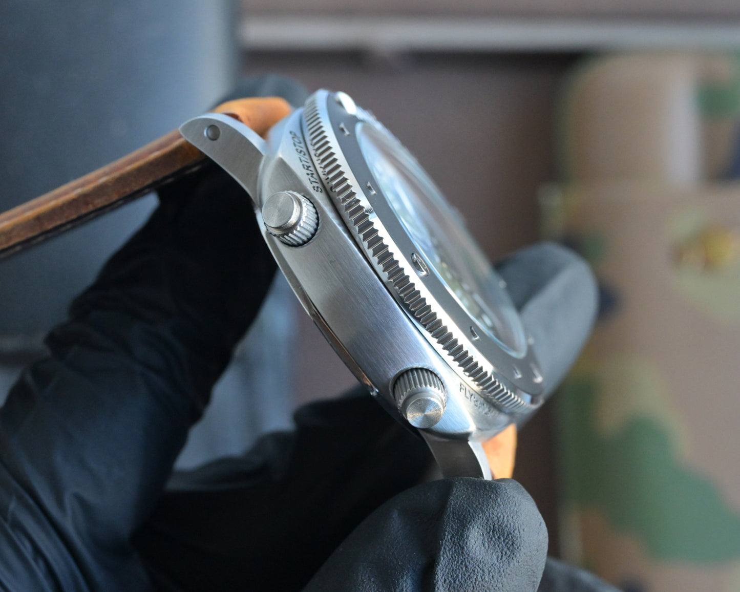 316L Black Green - Khaki Rubber - Automatic - 47mm