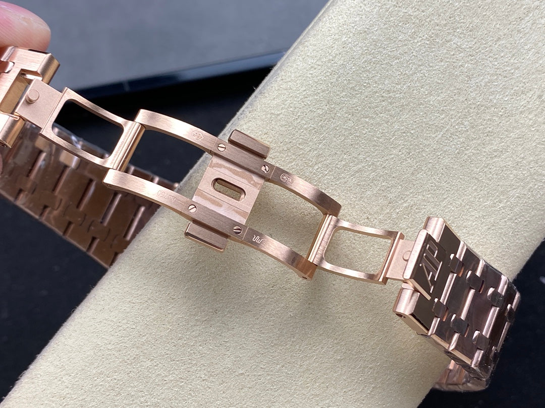TOP 15407- Hollow Rosegold steel - Automatic - 41mm
